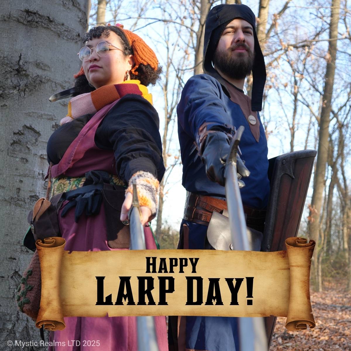 Larp Throwing Rock LARP Day: Come Celebrate The Unofficial LARP Holiday - Mystic Realms LARP